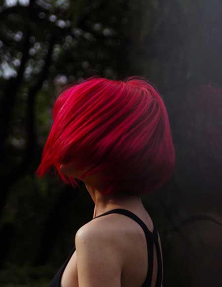 Ladies hair colouring