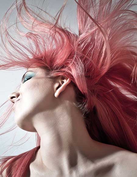 Ladies hair correction